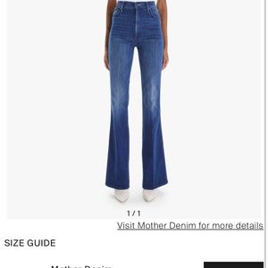 MOTHER THE MELLOW DRAMA ANCHOR POINT JEANS IN BLUE